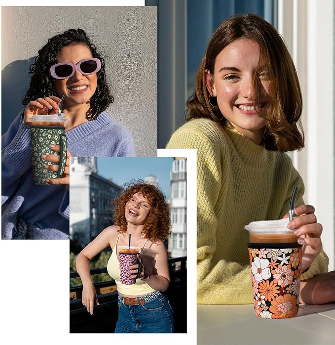 Reusable Insulated Neoprene Iced Coffee Sleeve - Image 6