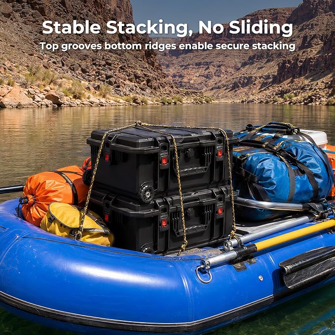 Weatherproof Hard Case, Stackable Trolley Case - Image 10