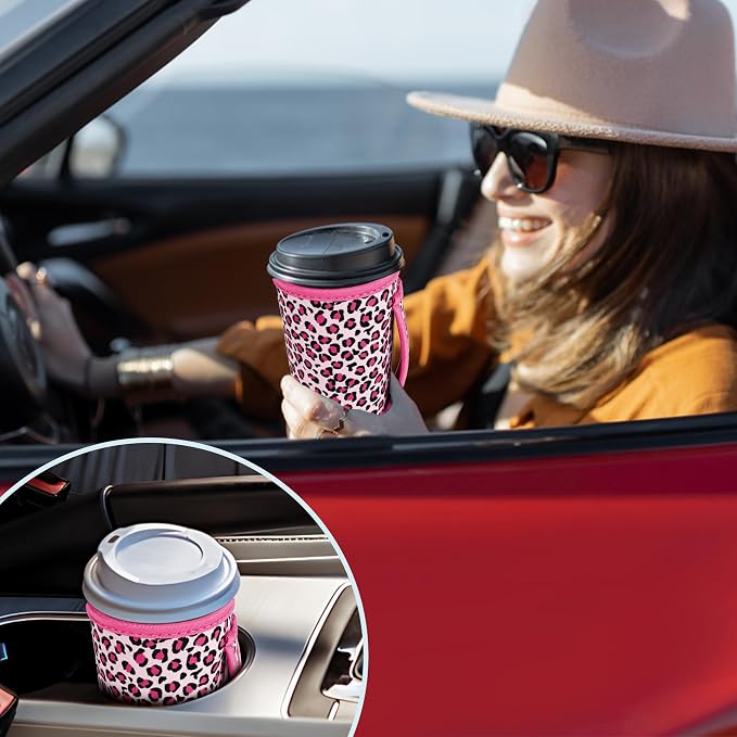 KJQJLY 3 Pack Reusable Iced Coffee Sleeves - Image 7