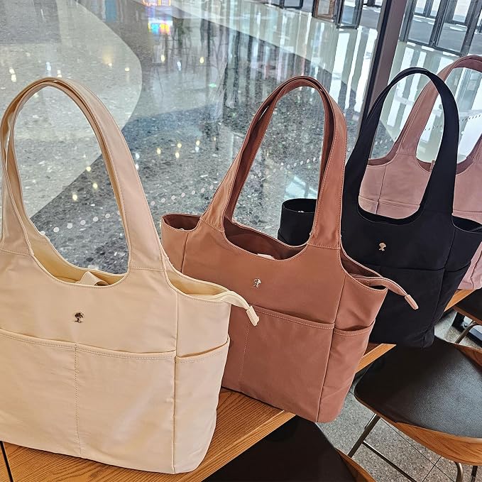 ESVAN Yoga Tote Bag Mat bag Women Shoulder Bags Carryall Tote - Image 9