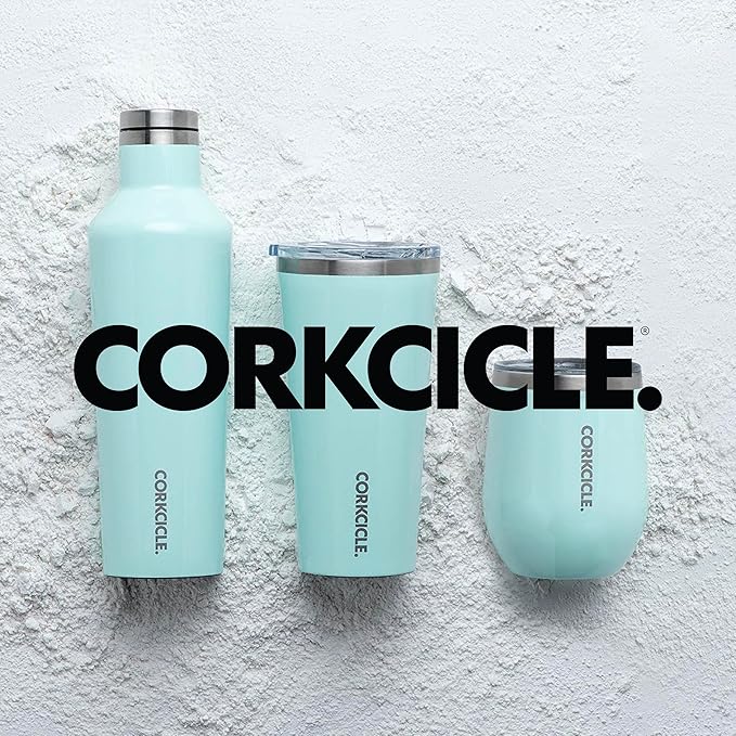 Corkcicle Classic Tumbler - Insulated Stainless Steel Travel Cup - Cold & Hot Drinks - Reusable - Durable - Spill Proof Lid - Non-Slip Silicone Base - Easy Grip - BPA Free - 24 oz - Woodland Camo