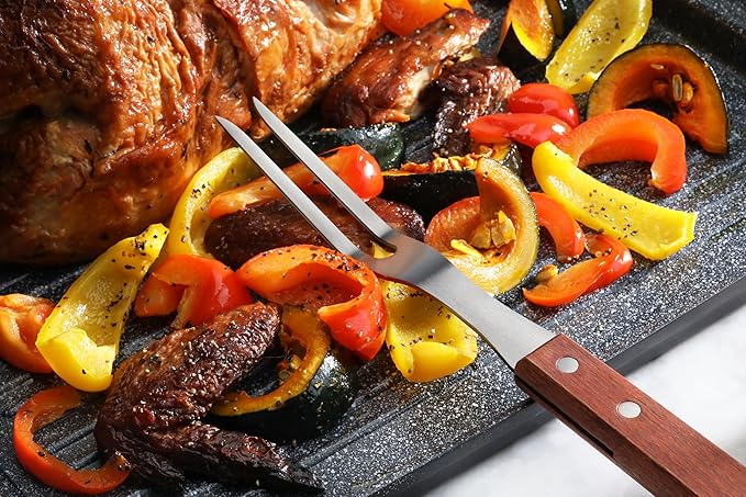 New Star Foodservice | Commercial Grade BBQ Fork, Wood Handle (13-Inch)