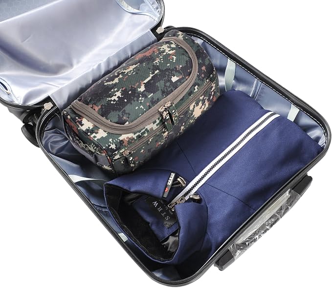 Vercord Mens Toiletry Bag Wash Travel Small Shaving Dop Kit Shower Bathroom - Image 7