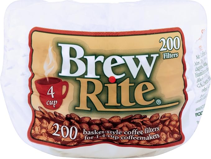Brew Rite 4 Cup Coffee Basket Disposable Filters - Image 5