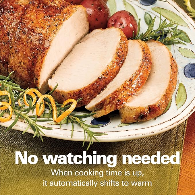 Hamilton Beach Programmable Slow Cooker with 6 Quart Stovetop-Safe Sear & Cook Crock & Travel Lid Lock for Portable Transport, Silver (33663)
