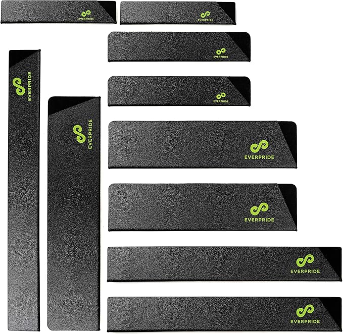 EVERPRIDE Chef Knife Sheath Set (10-Piece Set) Universal Blade Edge Cover Guards for Chef’s and Kitchen Knives – Durable, BPA-Free, Felt Lined, Sturdy ABS Plastic – Knives Not Included