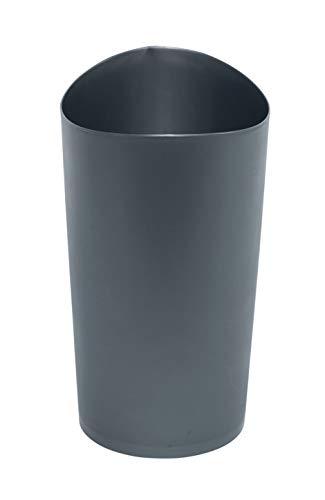 Rubbermaid Trash Can, 2.25 Gallon, Plastic, Gunmetal Blue | Pack of 2 | Bathroom | Vanity