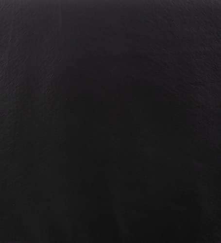 Yourtablecloth Heavy Duty Vinyl Rectangle or Square Tablecloth – 6 Gauge – Flannel Backed – Wipeable Tablecloth with Vivid Colors & Many Sizes 52 x 52 Black