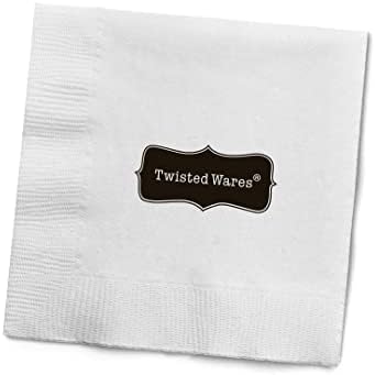 Twisted Wares - Funny Cocktail Napkins - IT'S ALL GOOD IN THE TRAILER HOOD - Boutique Cocktail Napkins - Perfect for any Celebrations 5"X5" (50 Pack)