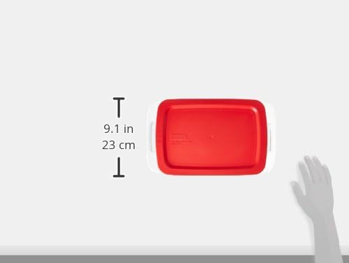 Pyrex Easy Grab 2-Qt Glass Baking Dish with Lid, Tempered Glass Baking Dish with Large Handles, Non-Toxic, BPA-Free Lid, Dishwashwer, Microwave, Freezer and Pre-Heated Oven Safe