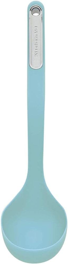KitchenAid KL006OHAQA Silicone Ladle, 13 inches, Aqua Sky