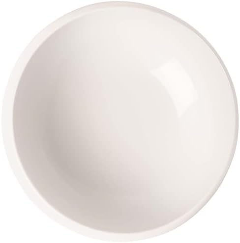 Villeroy & Boch NewMoon Individual Bowl for Delicious Desserts or Sauces, Premium Porcelain, White, Dishwasher Safe