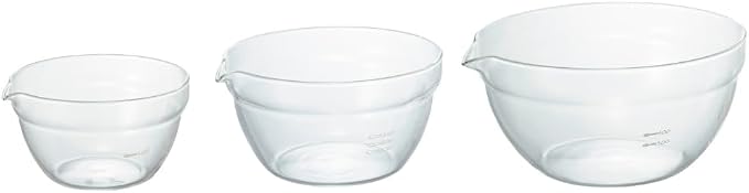 HARIO KB-1318 Single-Mouth Bowl, Heat Resistant Glass, Made in Japan by Hario
