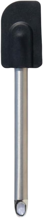 Silicone Spatula 10-Inches, Heat Resistant - Kitchen Utensils - Stainless Steel Handle Non-Stick Design, Flexible & Durable Baking Supplies, Cooking Utensil, Spatulas Silicone, Rubber Kitchen Tool