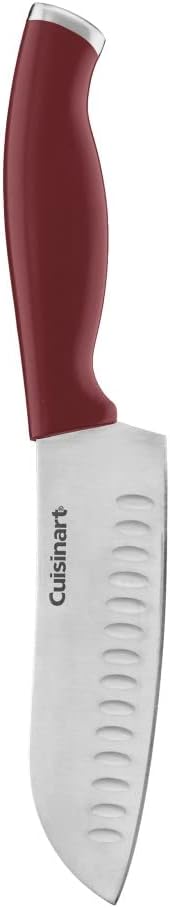 Cuisinart C77SSR-12P Color Pro Collection 12 Piece Knife Block Set, Red