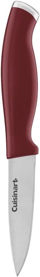 Cuisinart C77SSR-12P Color Pro Collection 12 Piece Knife Block Set, Red