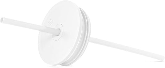 Simple Modern Tumbler Lid with Straw | Reusable Replacement ONLY Fits Simple Modern, S|M | Stainless Steel Classic, Journey, Scout Travel Coffee Mug Water Bottle | Classic Collection | Winter White