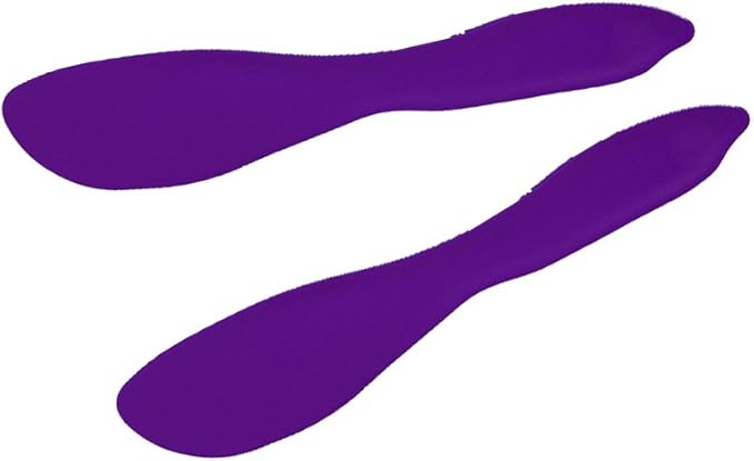 LINDEN SWEDEN Multi Purpose Spreaders | Versatile Butter Knife for Soft Cheese or Frosting | Safe for Kids | BPA-Free and Dishwasher-Safe | Set of 2 Spreaders Each | Made in Sweden | Lime Green