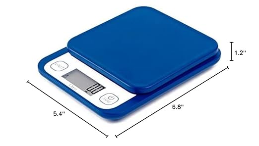 Ozeri Garden and Kitchen Scale II, with 0.1 g (0.005 oz) 420 Variable Graduation Technology