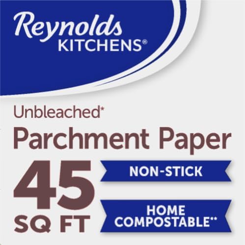 Reynolds Kitchens Unbleached Parchment Paper Roll, 45 Square Feet (Pack of 12)