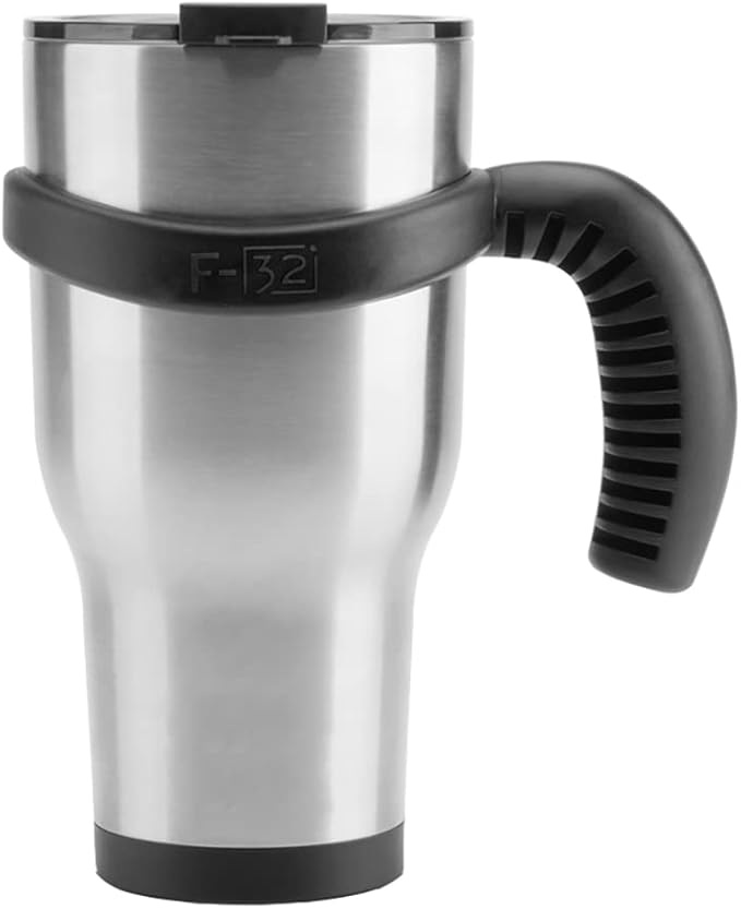 F-32 40oz Handle - 8 COLORS - Compatible with 40 Oz RTIC, Simple Modern, PURE, Fireki - DOES NOT fit Ozark Trail (40 OZ, MIDNIGHT BLACK)