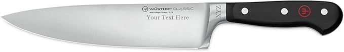 Wusthof Classic Chef's Knife -Various Sizes - Personalized Rotary Engraving Available