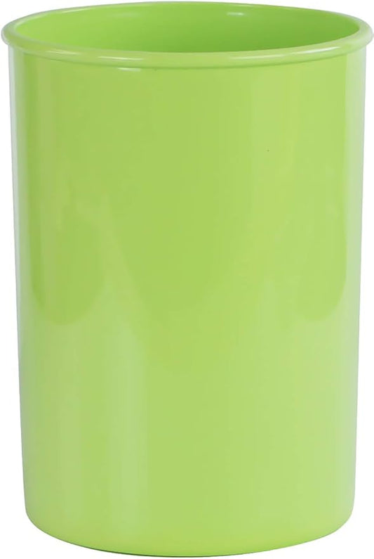 Reston Lloyd Calypso Basics Multipurpose Cookware Storage Crock, Kitchen Countertop & Office Desk Organization, Durable & Food Safe BPA-Free Plastic, Lime