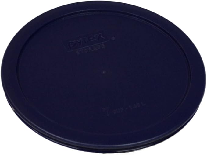 PYREX Blue Plastic Cover fits 6 & 7 cup Round Dishes