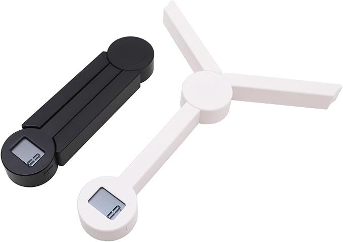 Portable Food Scale Travel Scale for Food, Small Folding Digital Kitchen Scale for Food, Collapsible Mini Pocket Scale Grams and Ounces, Ideal for Diet Calorie Control Compact Kitchen, Tripod Black