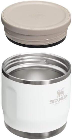 Stanley Adventure To-Go Food Jar | Vacuum Insulated Thermos Food Container | Wide Mouth Screw On Lid | Packable for Travel | Stainless Steel with Leakproof Lid | BPA-Free
