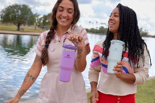 Stanley IceFlow Fast Flow Water Bottle | Angled Spout Lid | Lightweight & Leakproof for Travel & Sports | Insulated Stainless Steel | BPA-Free