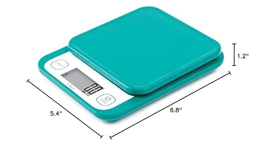 Ozeri Garden and Kitchen Scale II, with 0.1 g (0.005 oz) 420 Variable Graduation Technology