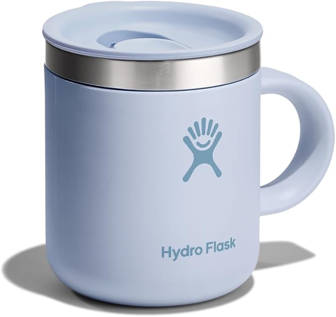 Hydro Flask Coffee Mug – Insulated Stainless Steel, Non Spill, Leak Proof Travel Mug 6 Oz Surf Blue