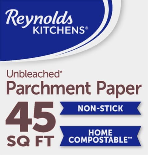 Reynolds Kitchens Unbleached Parchment Paper Roll, 45 Square Feet (Pack of 12)
