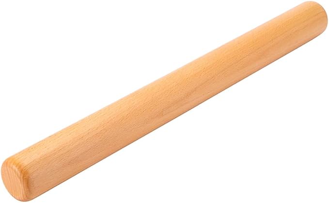 Rolling Pin for Baking Wood Rolling Pins 15.8-inch Dough Roller, Non-stick Pastry Dough Roller without Handles┃Perfect Gifts for Bakers