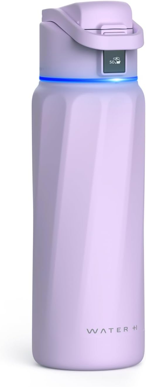 BOOST Smart Water Bottle with Reminder & Tracker, Double Wall Vacuum Insulated Bottles Stainless Steel, 32oz BPA-Free Wide Mouth for Gym, Office, School, Ideal Gift for Christmas, Thanksgiving Day