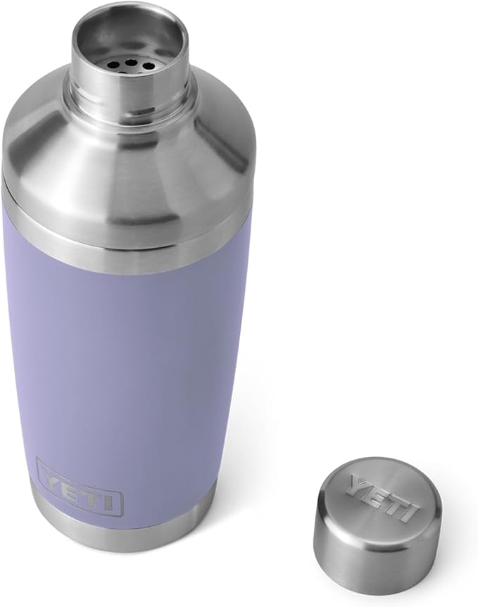 YETI Rambler 20 oz Cocktail Shaker, Stainless Steel, Vacuum Insulated, Cosmic Lilac