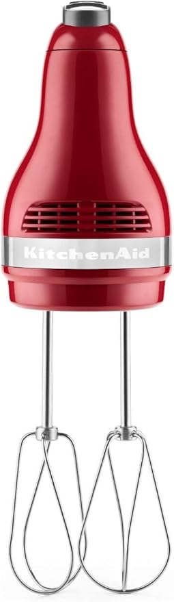 KitchenAid 5 Ultra Power Speed Hand Mixer - KHM512, Empire Red