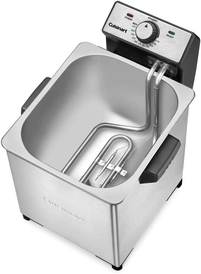 Cuisinart CDF-130 Deep Fryer, 2 Quart, Stainless Steel