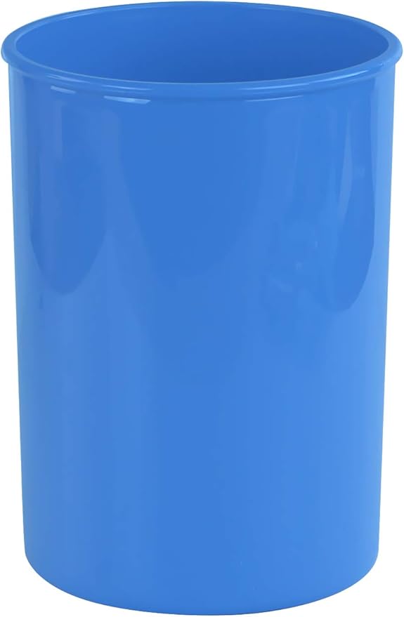 Reston Lloyd Calypso BasicsMultipurpose Cookware Storage Crock, Kitchen Countertop & Office Desk Organization, Durable & Food Safe BPA-Free Plastic, Azure