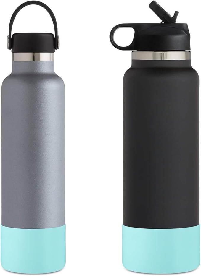 CHEETAH Protective Boot for Hydroflask Water Bottle 12oz - 40oz, BPA Free Bottom Silicone Sleeve Cover, Compatible with All Water Bottles with Bottom Width of 2.87-3.56in