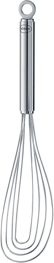 Rösle Stainless Steel Flat Whisk, 4 Wire, 10.6-inch
