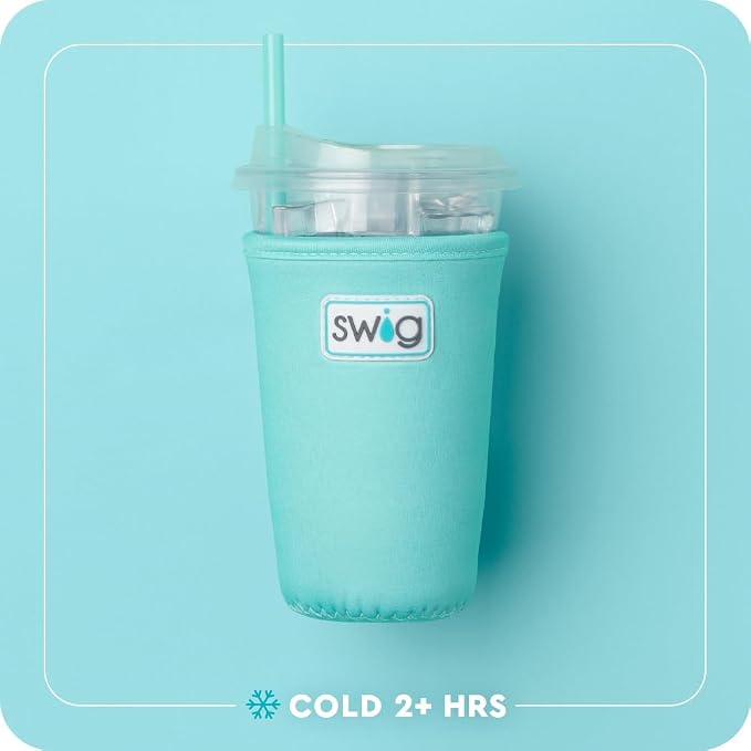 Swig Life Medium Iced Cup Coolie, Standard 22oz Iced Coffee Cup Insulator Sleeve - Image 4