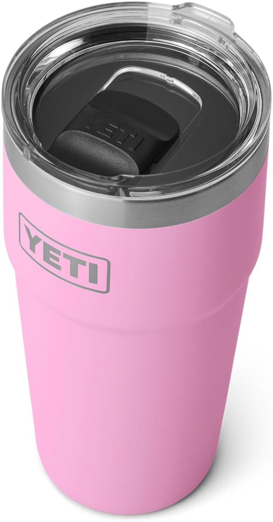 YETI Rambler Stackable Pint, Vacuum Insulated, Stainless Steel with MagSlider Lid