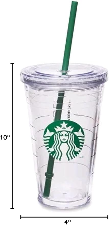Starbucks Grande Insulated Travel Tumbler 16 OZ Double Wall Acrylic 2 Pack Set