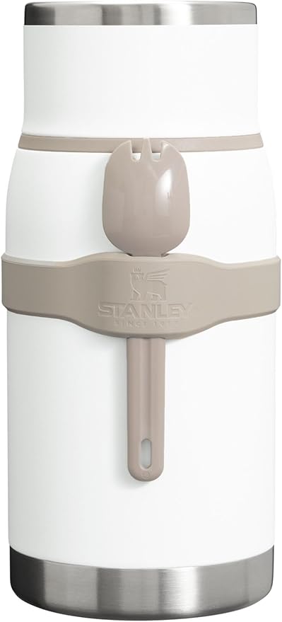 Stanley Adventure To-Go Food Jar | Vacuum Insulated Thermos Food Container | Wide Mouth Screw On Lid | Packable for Travel | Stainless Steel with Leakproof Lid | BPA-Free