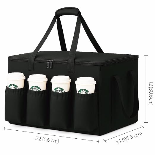 Extra Insulated Food Delivery Bag Cooler Bags Keep Food Warm Catering Therma - Image 7