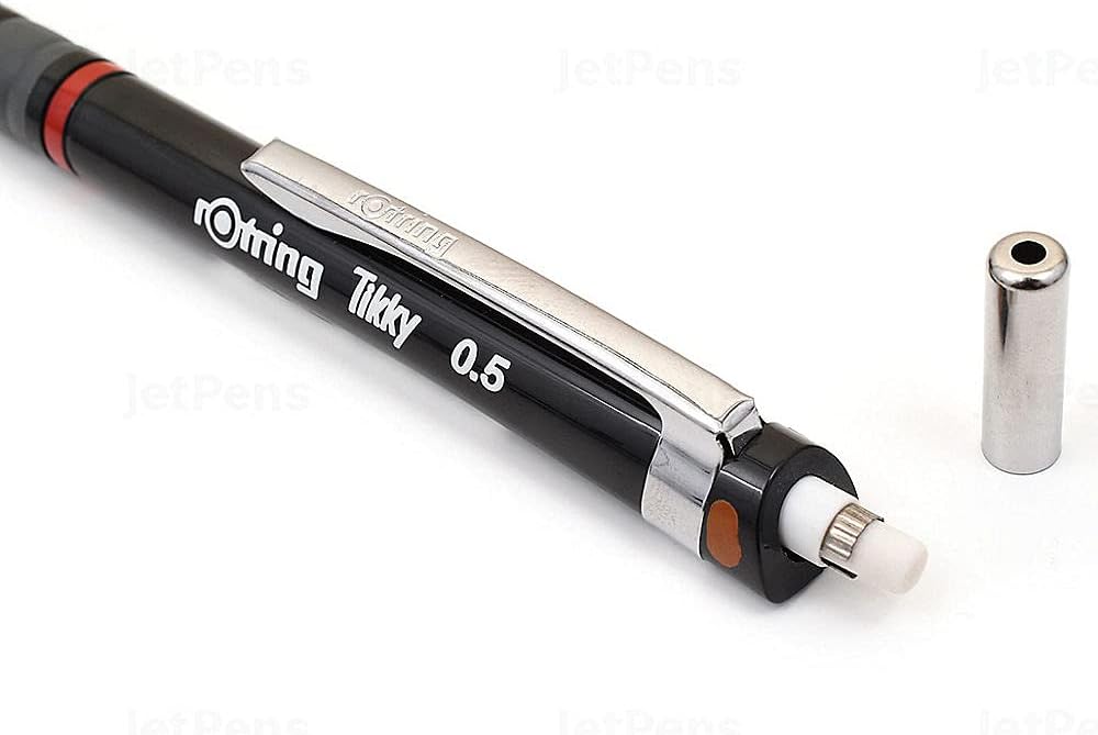 rOtring Tikky Mechanical Pencil, 0.5 mm, Black (1904695)