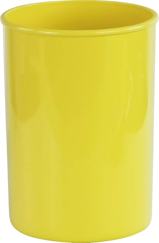 Reston Lloyd Calypso Basics Multipurpose Cookware Storage Crock, Kitchen Countertop & Office Desk Organization, Durable & Food Safe BPA-Free Plastic, Lemon
