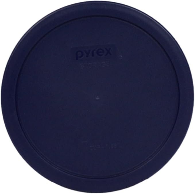 PYREX Blue Plastic Cover fits 6 & 7 cup Round Dishes